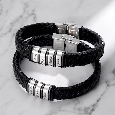 monogram bracelet men